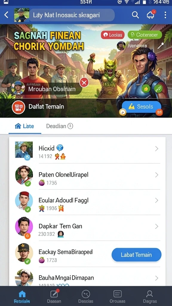 7777w - Tangkapan layar menunjukkan salah satu level yang menantang.