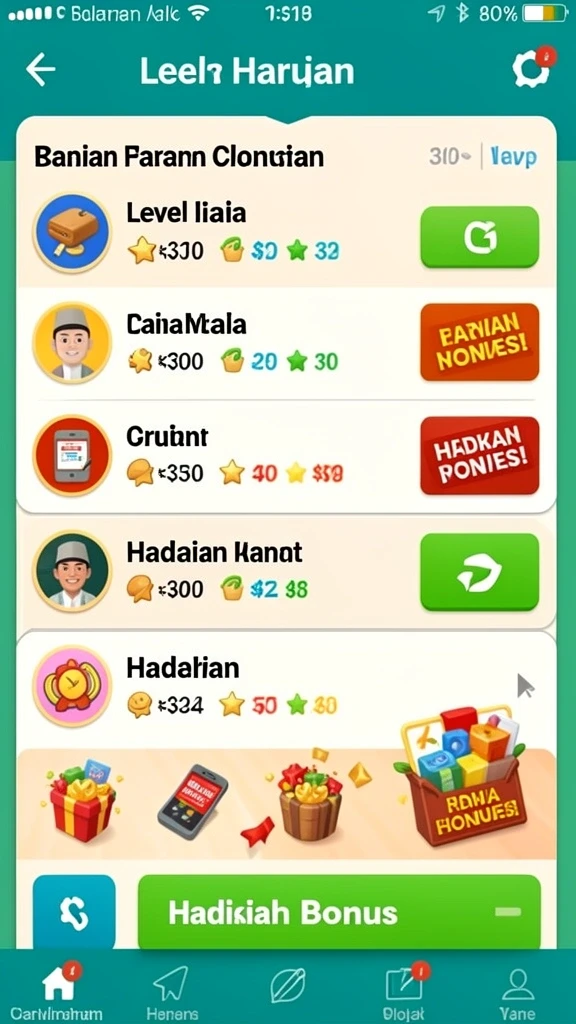 95pgplay - Tampilan antarmuka yang menarik dan mudah dipahami.
