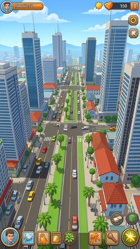 cemara77 - Screenshot level menantang yang menguji keterampilan.