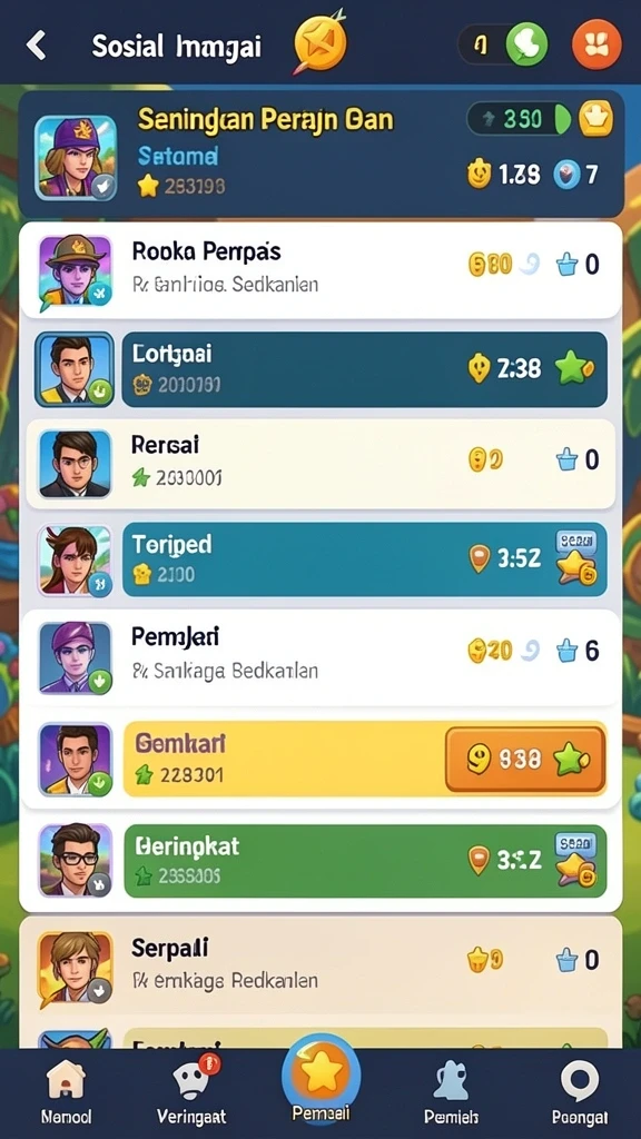 dora77 - Tampilan antarmuka yang user-friendly dan menarik.