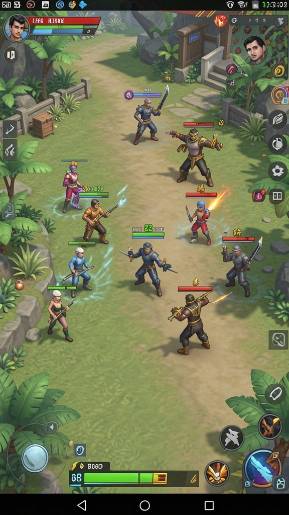 inova77 - Screenshot menunjukkan tampilan menu kustomisasi karakter.