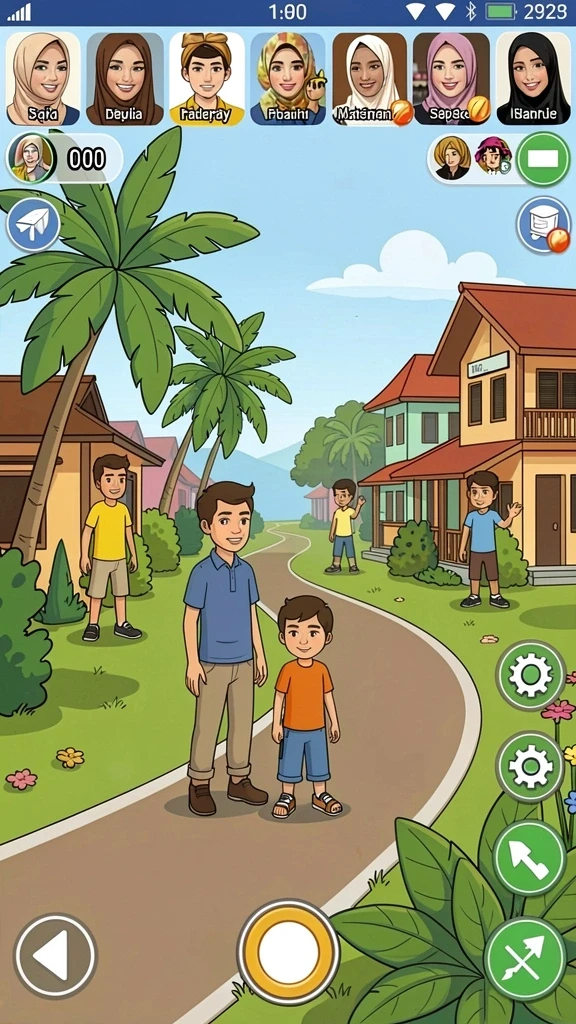 k234 - Momen seru saat bermain bersama teman-teman di multiplayer.