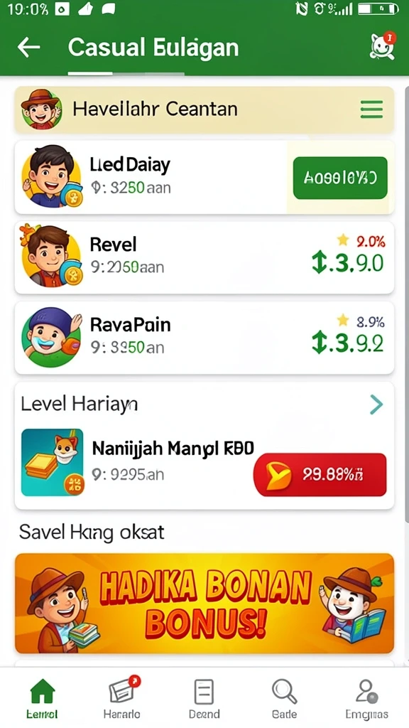 rajawali55 - Tampilan antarmuka yang menarik dan mudah dinavigasi.