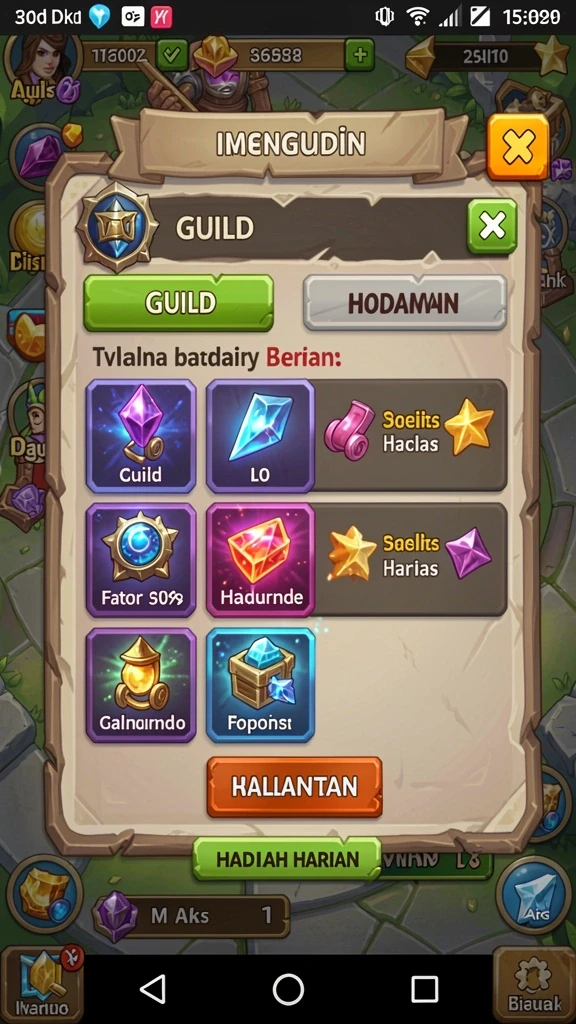 rejeki - Tampilan antarmuka yang user-friendly dan menarik.