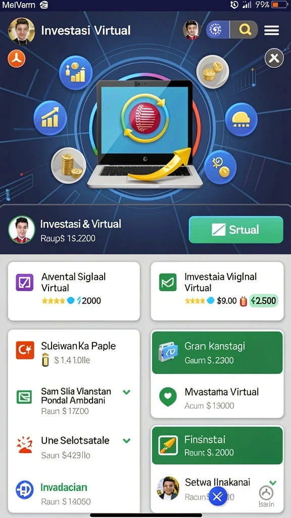 wow33 - Tampilan antarmuka pengguna yang intuitif dan mudah digunakan.